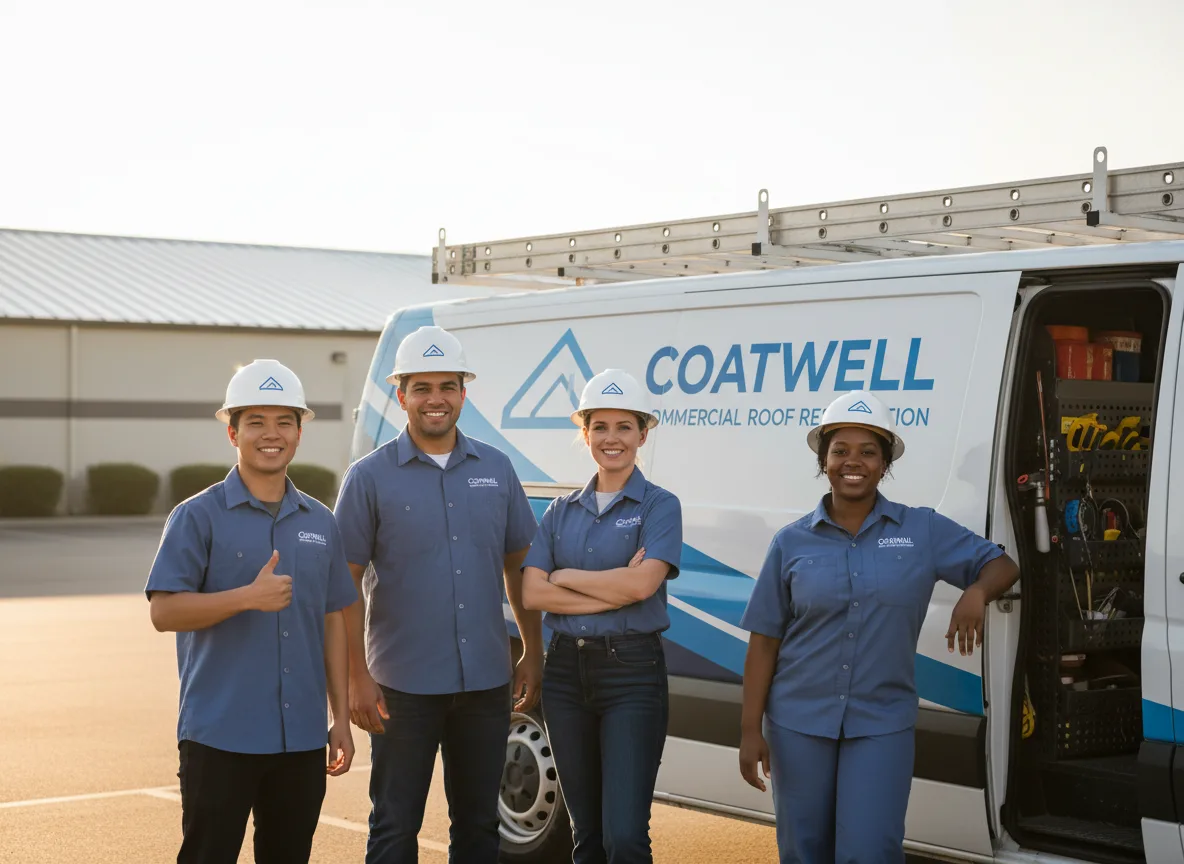 Commercial roof coating company in Scotia, CA
